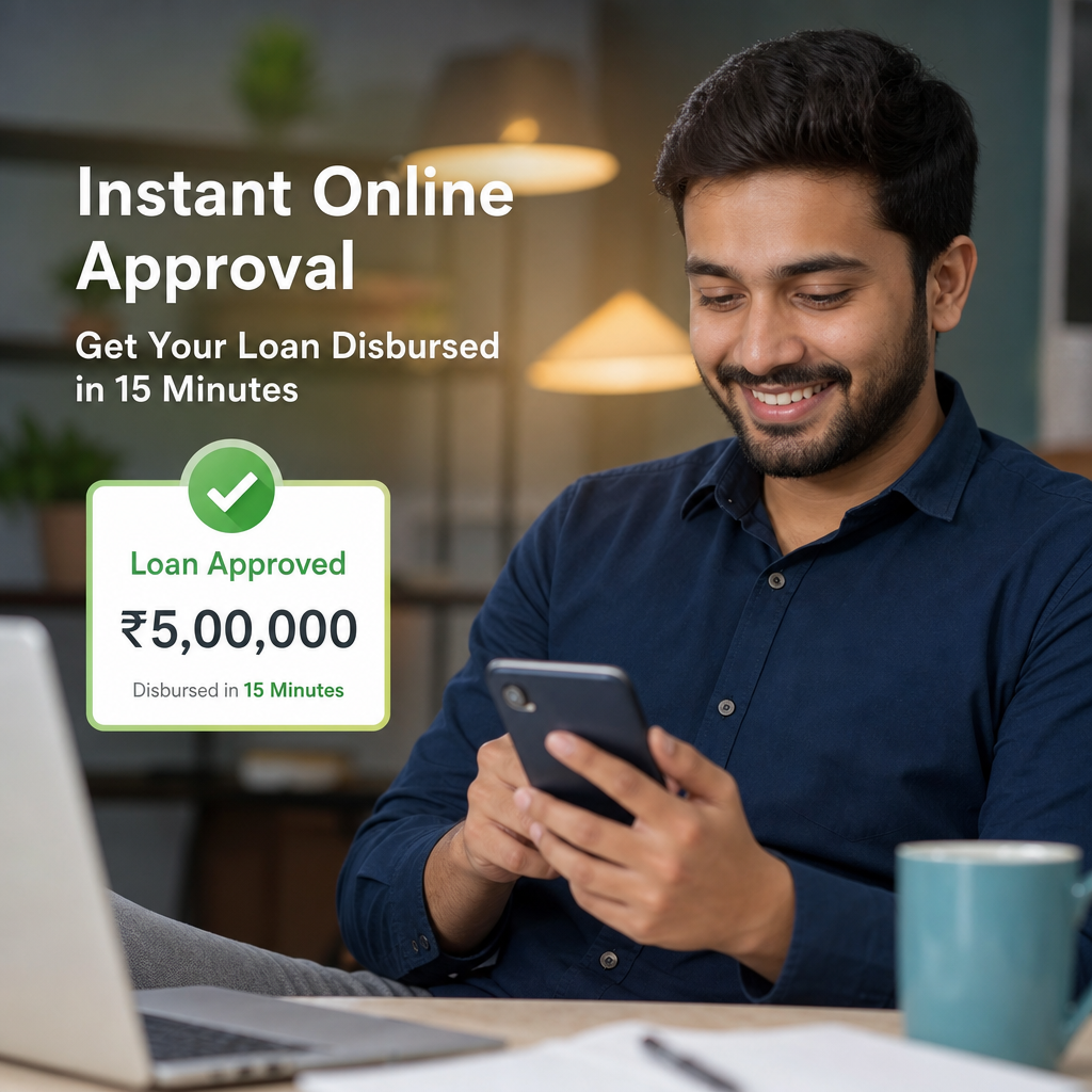 Instant Online Approval: Get Your Loan Disbursed in 15 Minutes