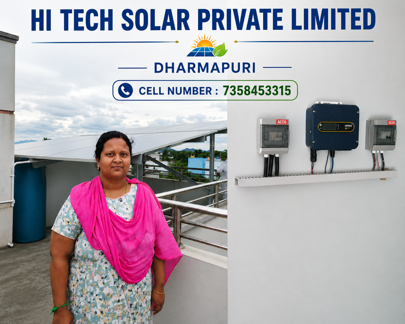 3KW Luminous Solar Panel Fixed in Palacode 🌞