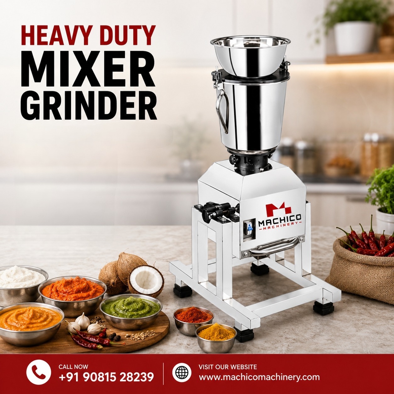 Heavy Duty Mixer Grinder United States