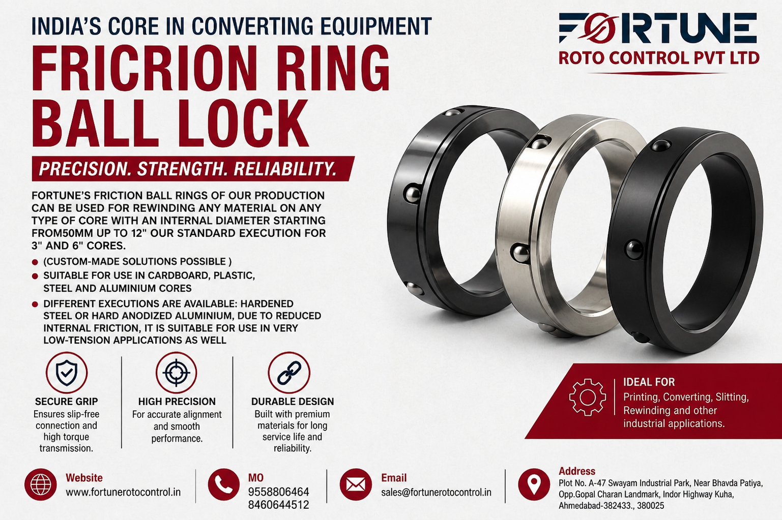 Friction Ring Ball Lock