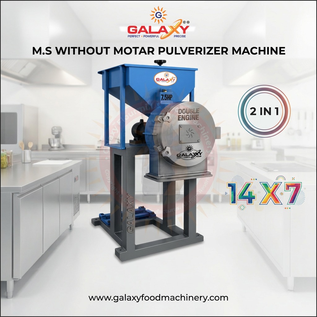 Best Hammer Mill Pulverizer Manufacturer | Heavy Duty Industrial Grinder | Galaxy Food Machinery