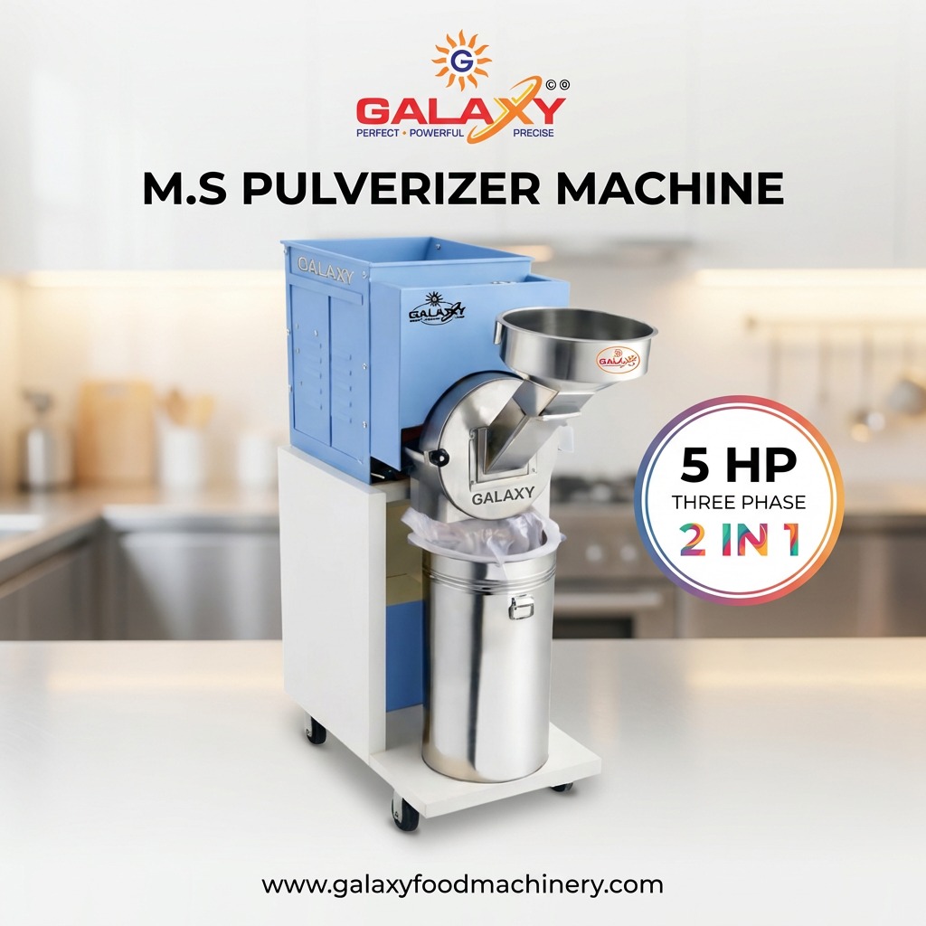 Mini Pulverizer Manufacturer | Small Commercial Grinding Machine | Galaxy Food Machinery