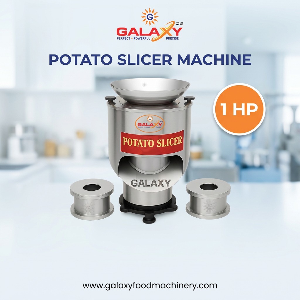 Potato Slicer Machine Manufacturer | Commercial Potato Slicing Machine | Galaxy Food Machinery
