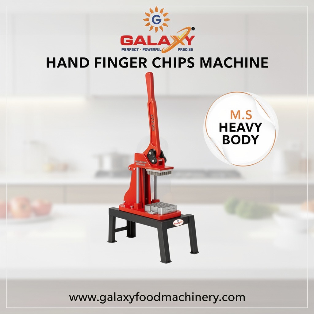 Heavy Duty Finger Chips Machine Manufacturer | Industrial French Fries Cutter | Galaxy Food Machiner