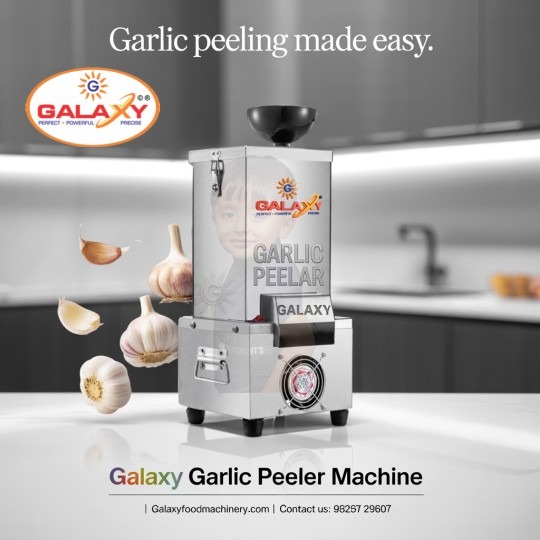 Heavy Duty Garlic Peeler Manufacturer | Industrial Garlic Peeling Machine | Galaxy Food Machinery