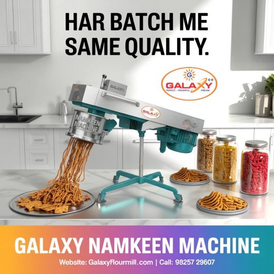 Namkeen Making Machine Manufacturer | Commercial Namkeen Machine | Galaxy Food Machinery