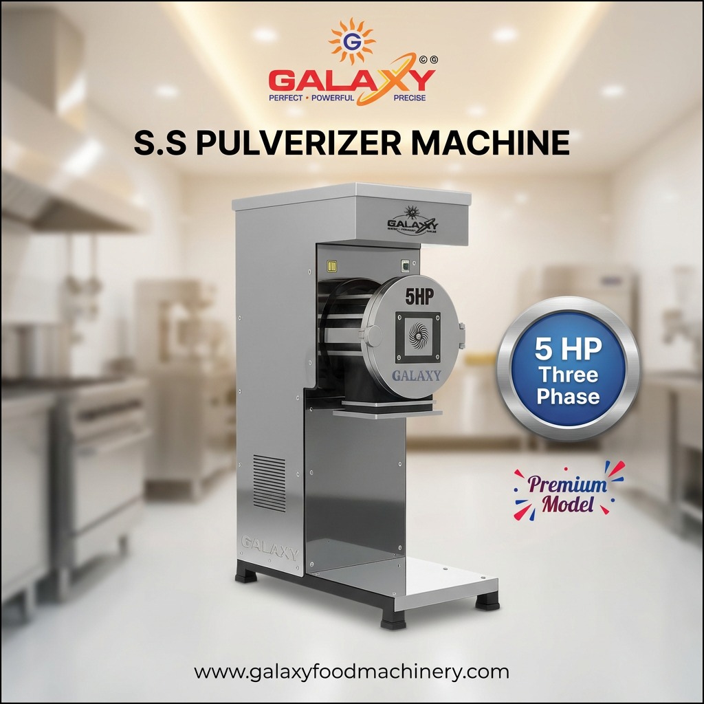 Pulverizer Machine Manufacturer in Warangal | Heavy Duty Grinding Machine | Galaxy Food Machinery