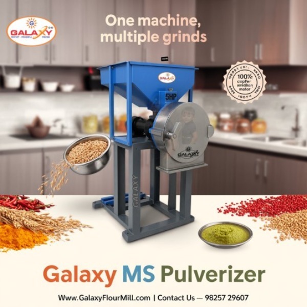 Pulverizer Machine Manufacturer in Gwalior | Commercial Spice Grinding Machine | Galaxy Food Machine