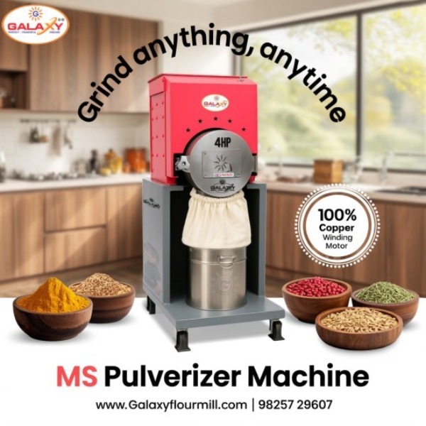 Pulverizer Machine Manufacturer in Sehore | Industrial Grinding Machine | Galaxy Food Machinery