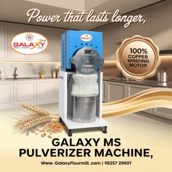 Pulverizer Machine Manufacturer in Betul | Heavy Duty Grinding Machine | Galaxy Food Machinery