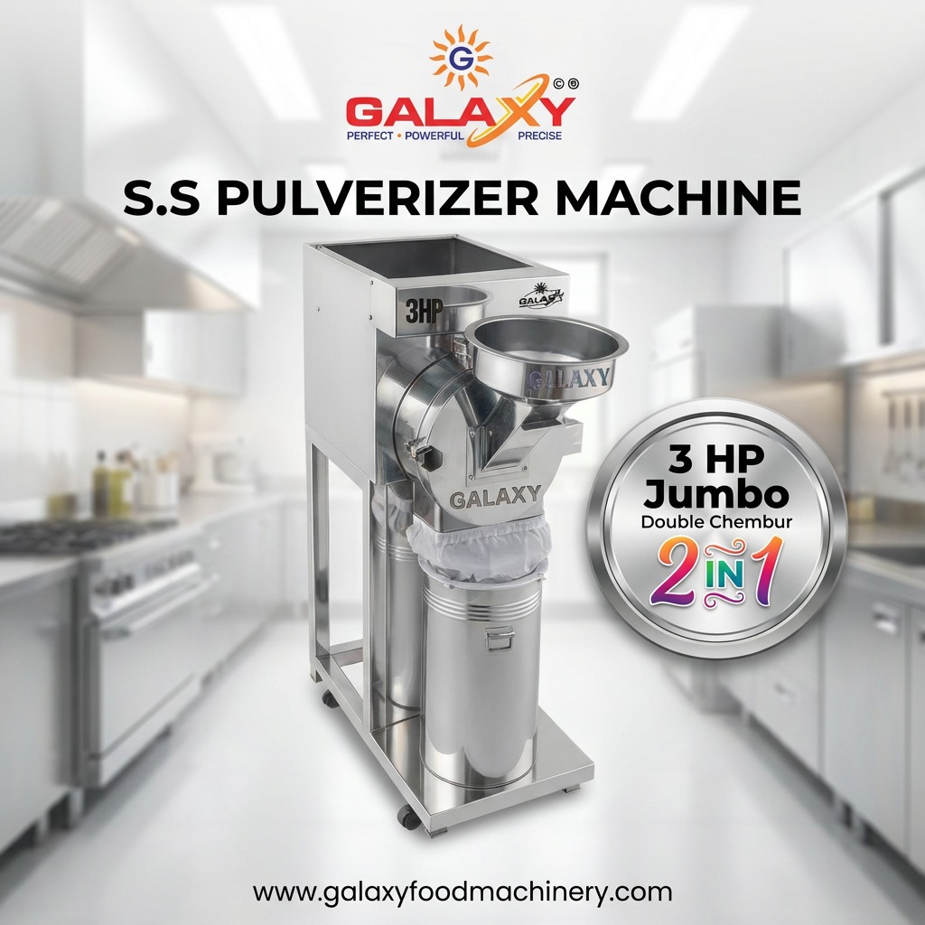 Pulverizer Machine Manufacturer in Hoshangabad | Commercial Spice Grinding Machine | Galaxy Food Mac