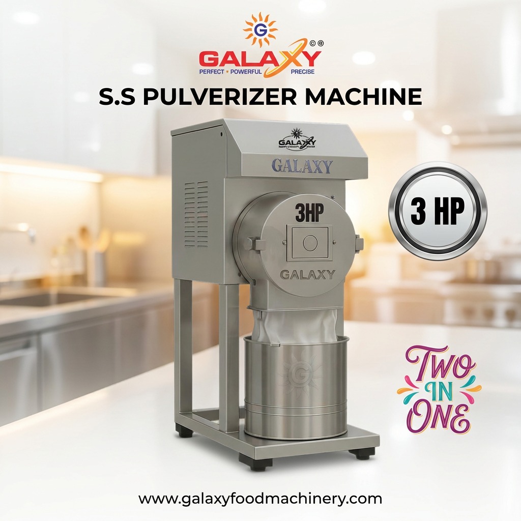 Pulverizer Machine Manufacturer in Khurai | Heavy Duty Grinding Machine | Galaxy Food Machinery