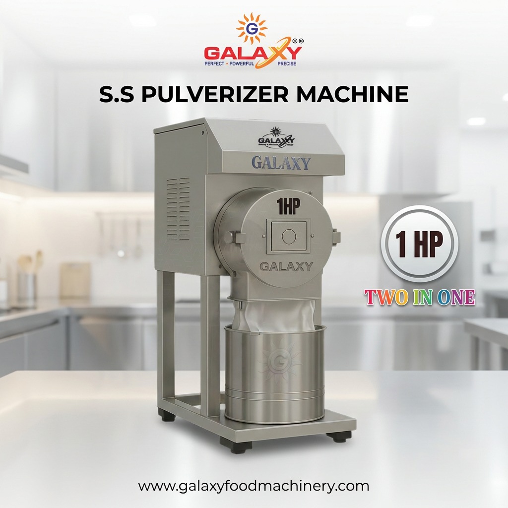 Pulverizer Machine Manufacturer in Baihar | Commercial Spice Grinding Machine | Galaxy Food Machiner