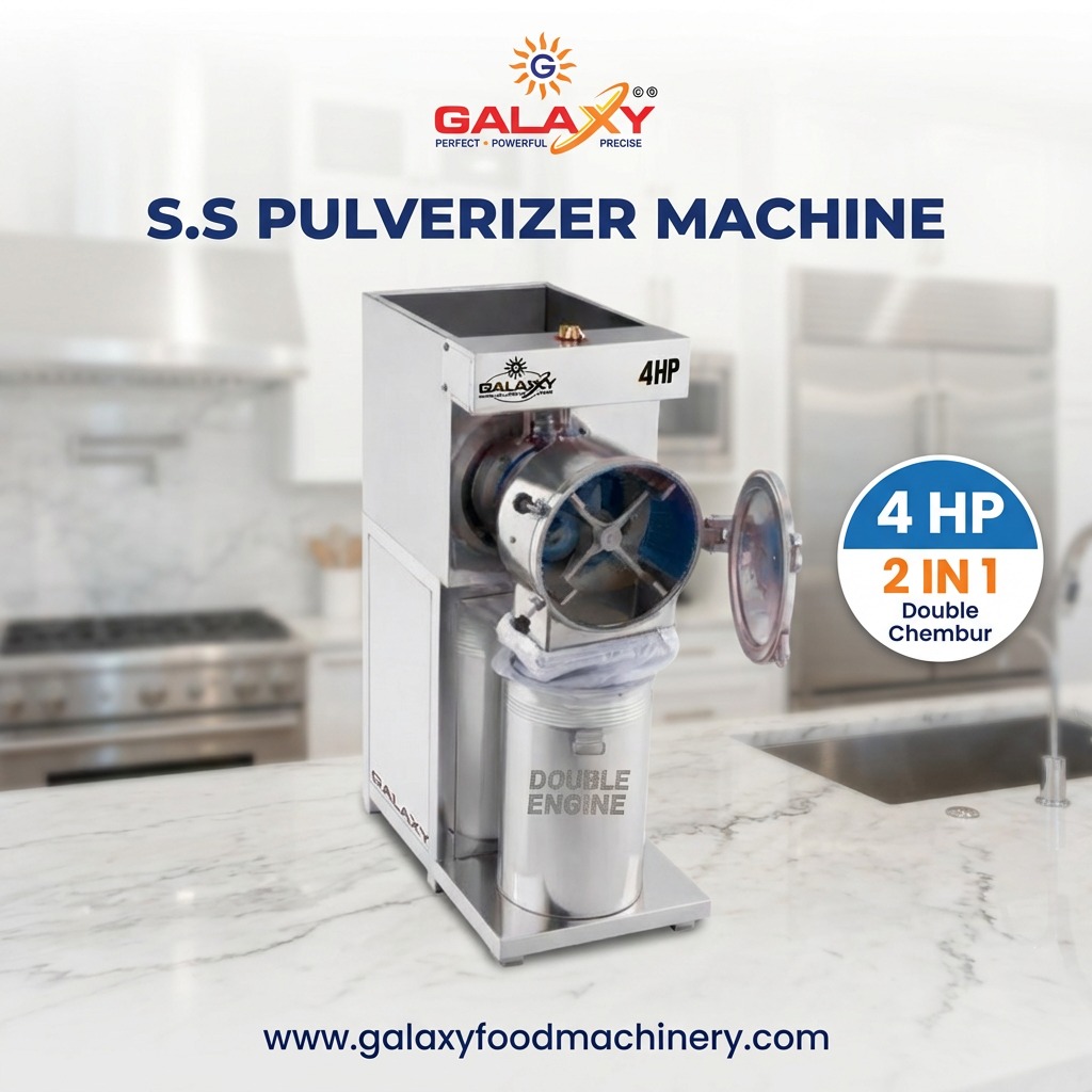Pulverizer Machine Manufacturer in Kukshi | Heavy Duty Grinding Machine | Galaxy Food Machinery
