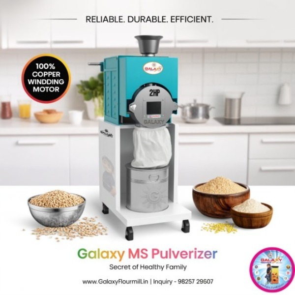 Pulverizer Machine Manufacturer in Kurwai | Commercial Spice Grinding Machine | Galaxy Food Machiner