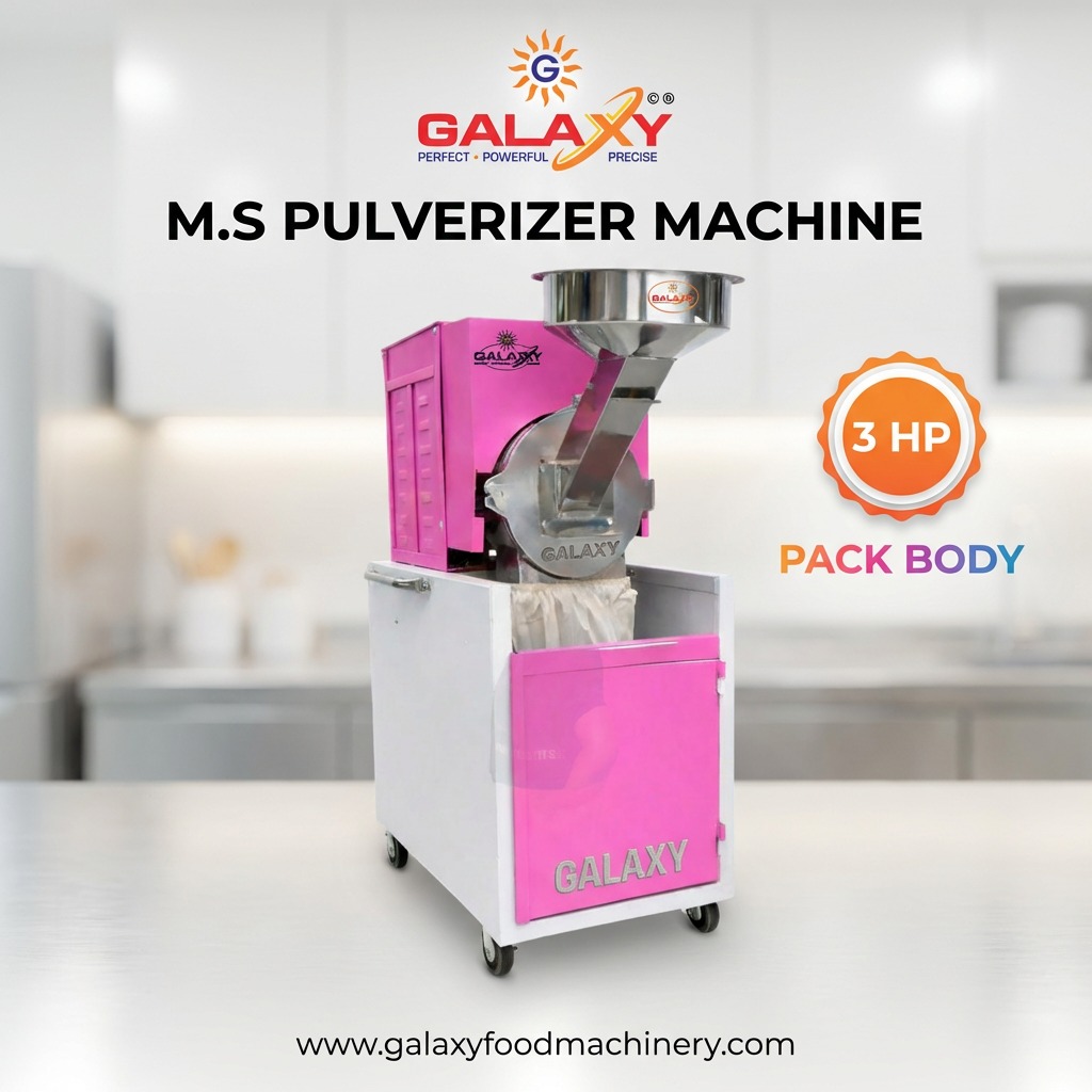 Pulverizer Machine Manufacturer in Omkareshwar | Industrial Grinding Machine | Galaxy Food Machinery