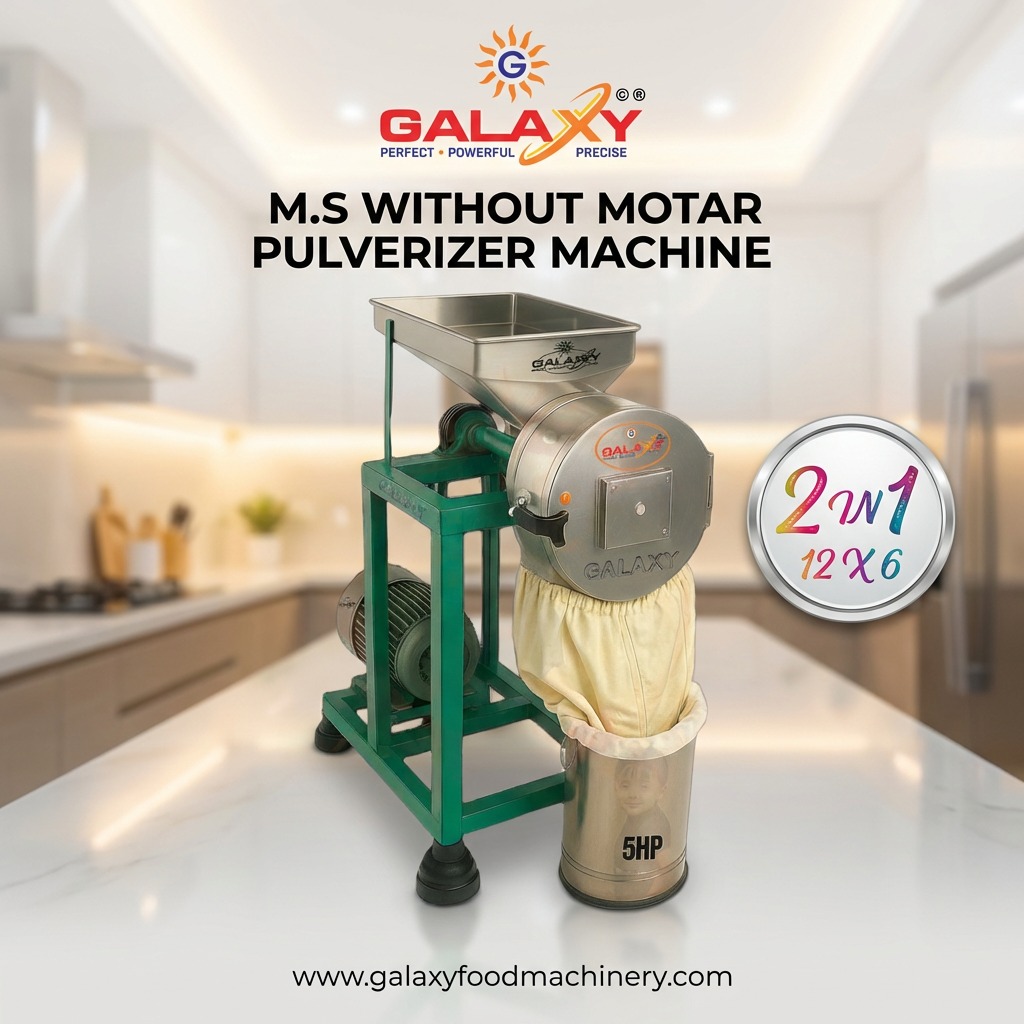 Pulverizer Machine Manufacturer in Beohari | Heavy Duty Grinding Machine | Galaxy Food Machinery
