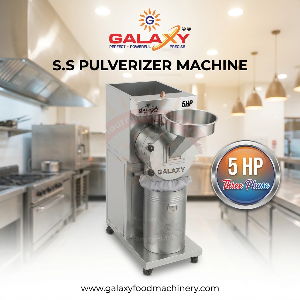 Pulverizer Machine Manufacturer in Khaknar | Industrial Grinding Machine | Galaxy Food Machinery