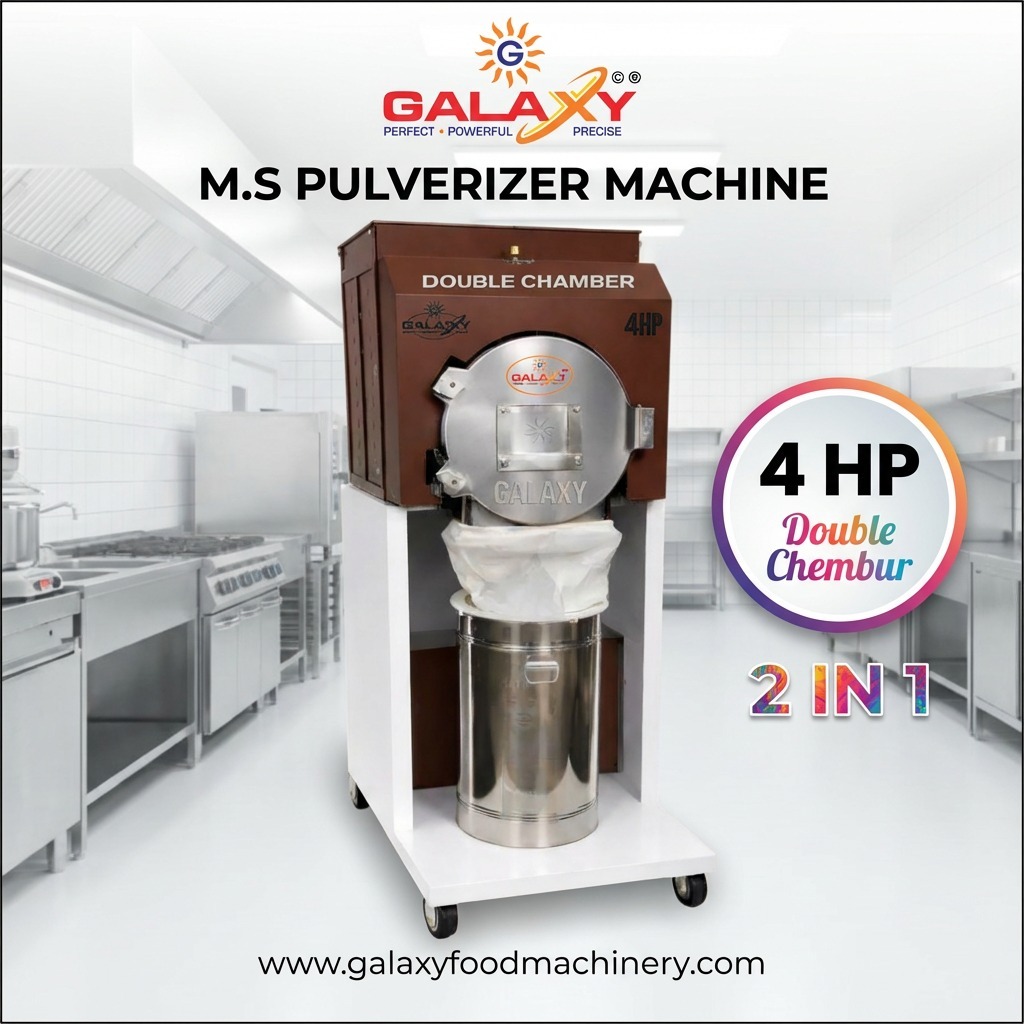 Pulverizer Machine Manufacturer in Garoth | Heavy Duty Grinding Machine | Galaxy Food Machinery