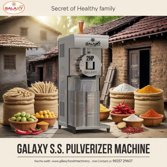 Pulverizer Machine Manufacturer in Parasia | Commercial Spice Grinding Machine | Galaxy Food Machine