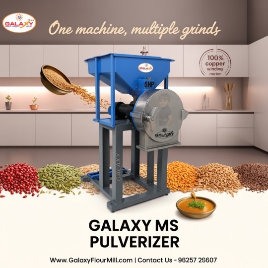 Pulverizer Machine Manufacturer in Rampur Baghelan | Heavy Duty Grinding Machine | Galaxy Food Machi
