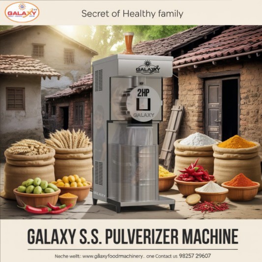 Pulverizer Machine Manufacturer in Bhanpura | Heavy Duty Grinding Machine | Galaxy Food Machinery