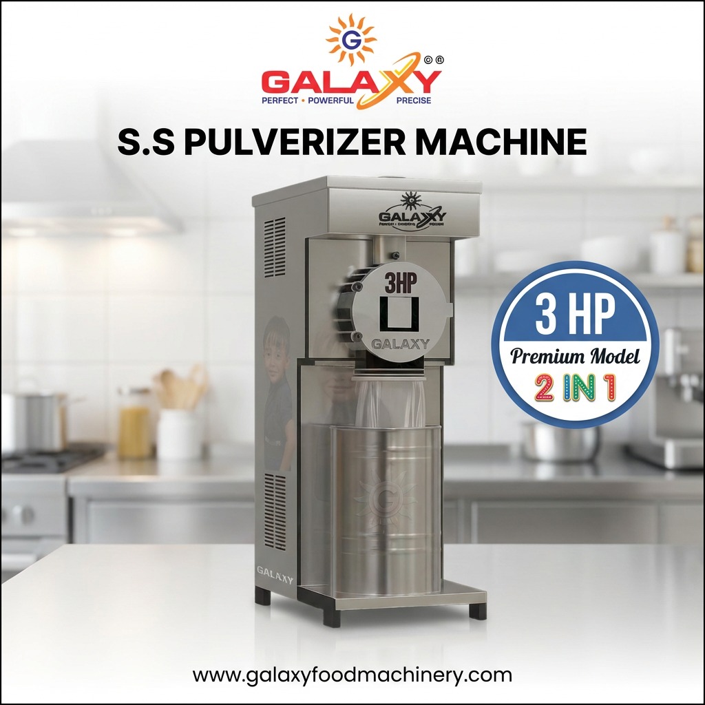 Commercial Pulverizer Machine | Galaxy Food Machinery