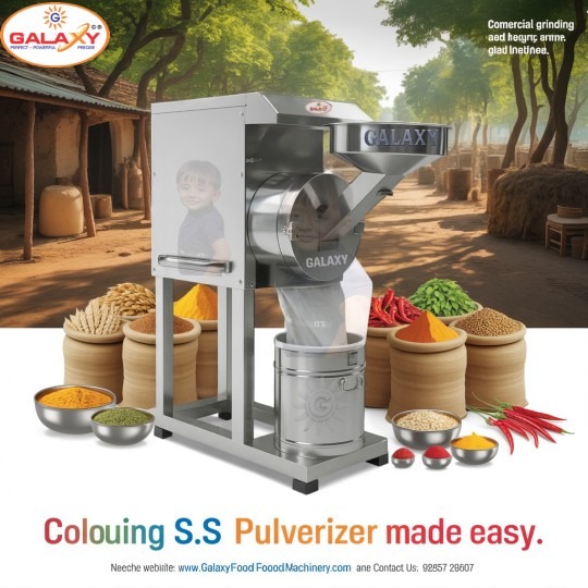 Spice Grinding Plant Manufacturer | Galaxy Food Machinery