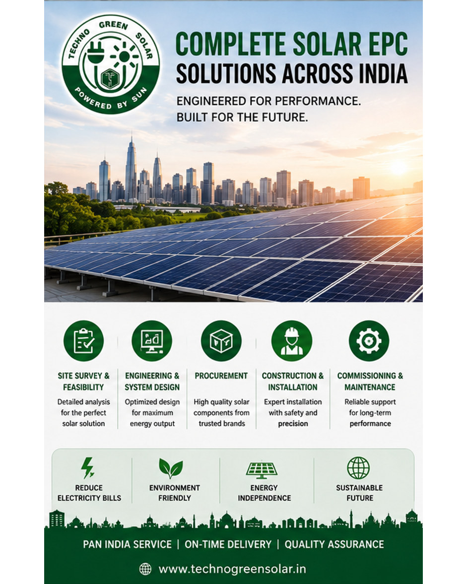 Complete Solar EPC Solutions Across India