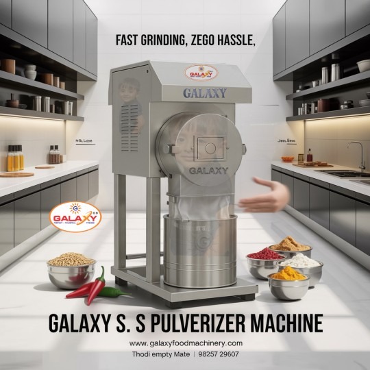Automatic Coriander Grinding Machine Manufacturer | Galaxy Food Machinery