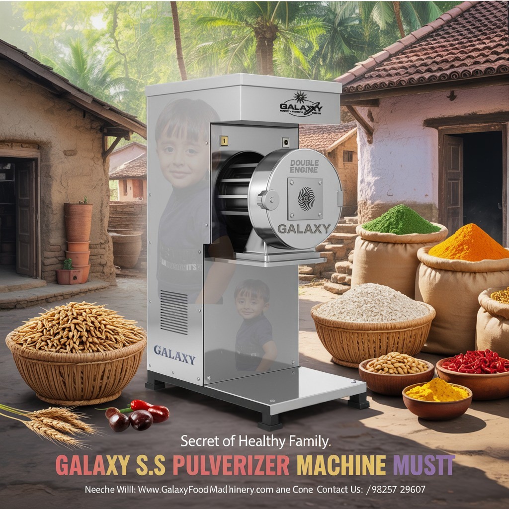 Automatic Dry Ginger Grinding Plant | Galaxy Food Machinery