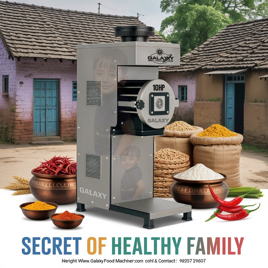 Automatic Dry Ginger Grinding Machine | Galaxy Food Machinery