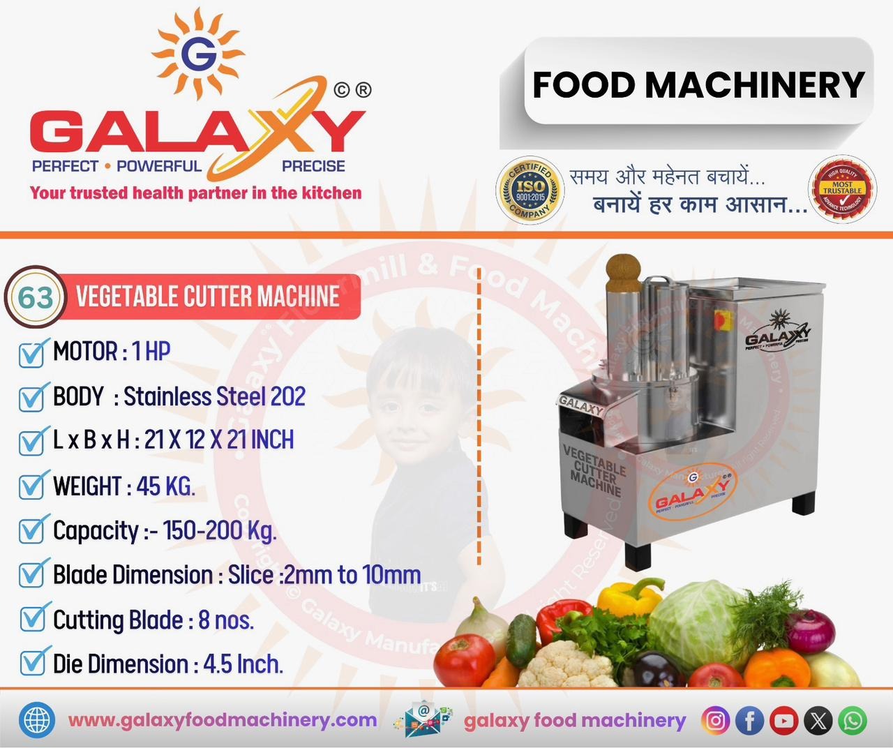 Industrial Food Processing Machinery Distributor | Galaxy Food Machinery