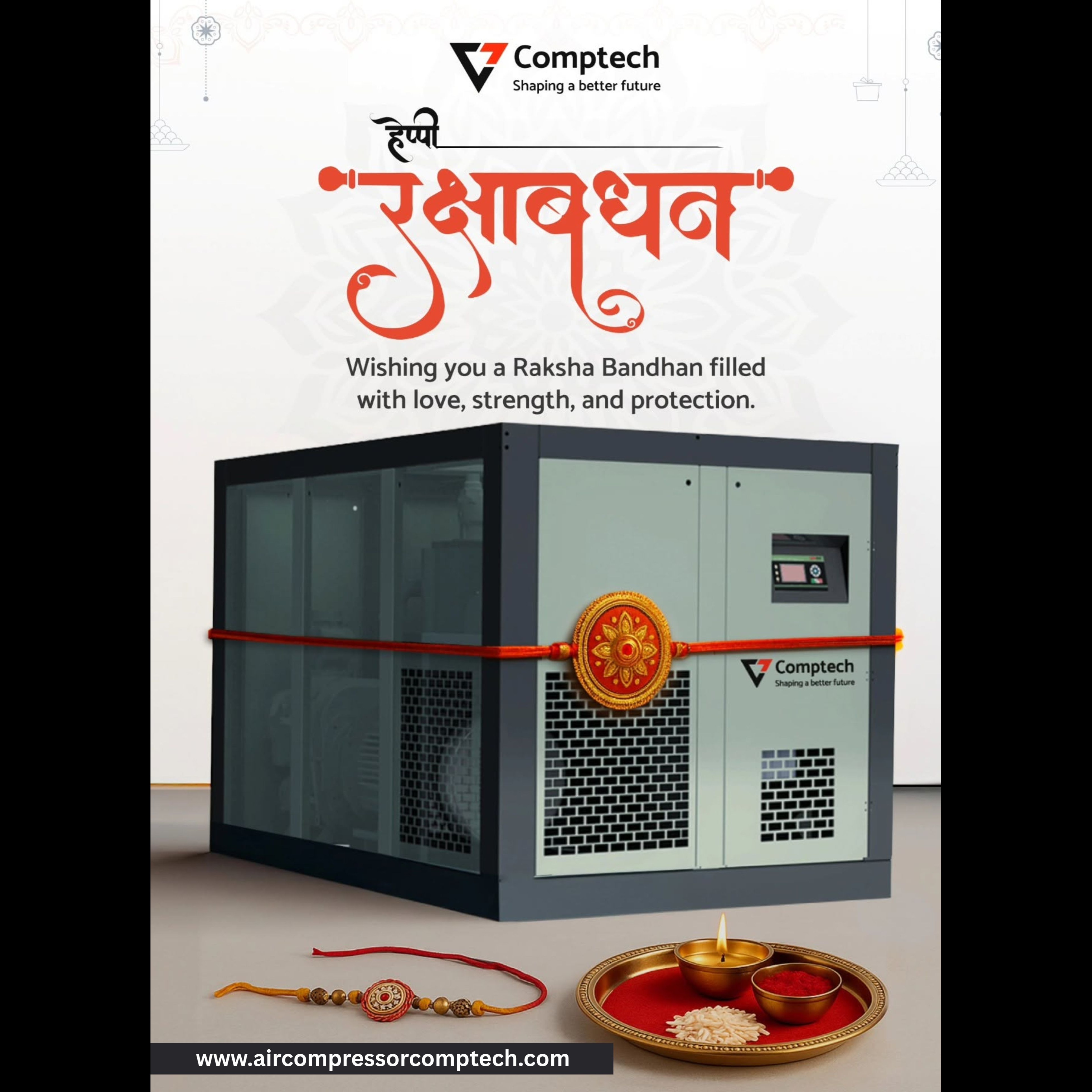 Celebrating Raksha Bandhan with Trust & Reliability | Comptech Air Compressor