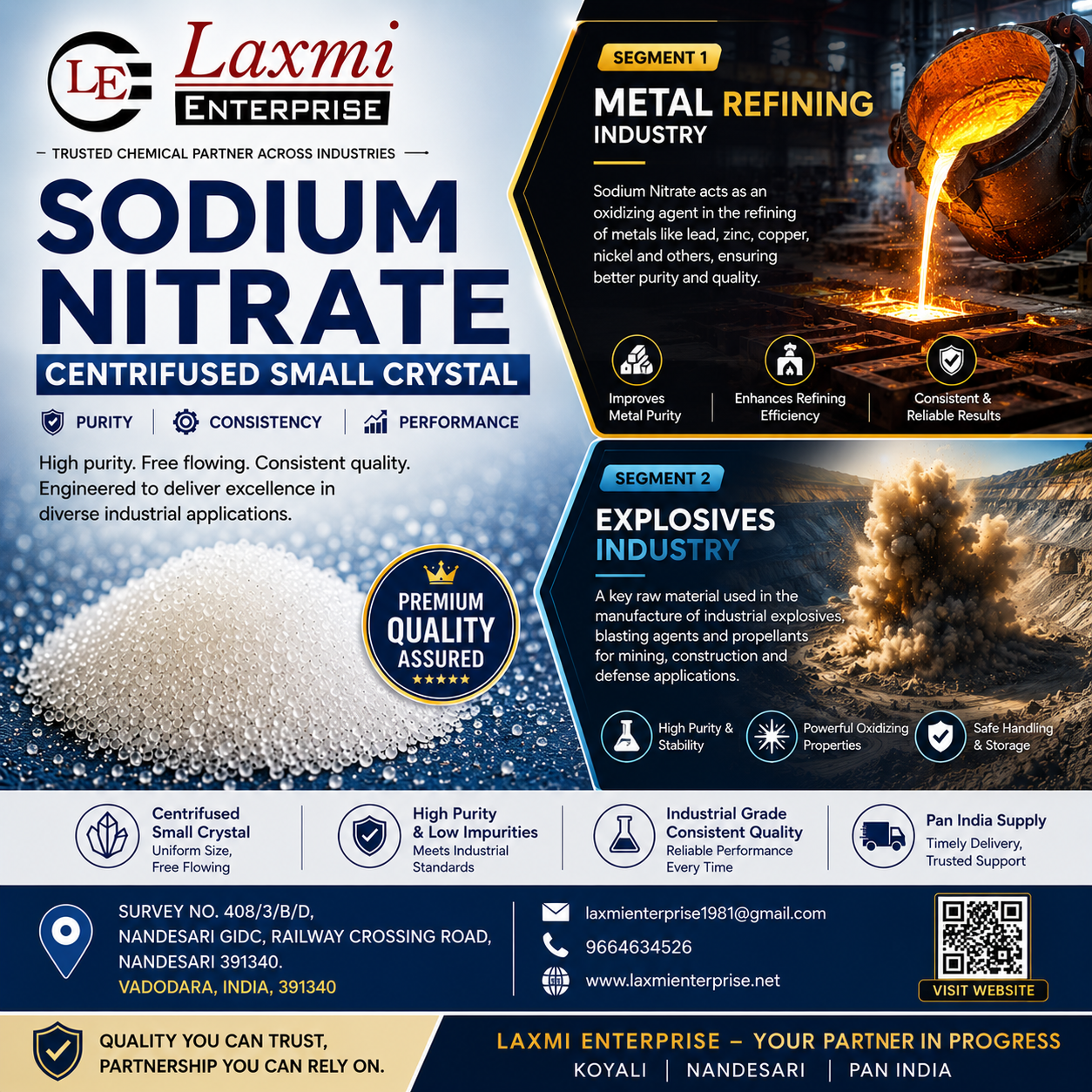 Industrial Packaging Engineering & Warehouse Management of Sodium Nitrate Free Flow