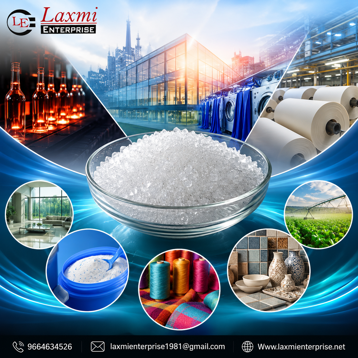 Particle Size Distribution of Sodium Sulphate
