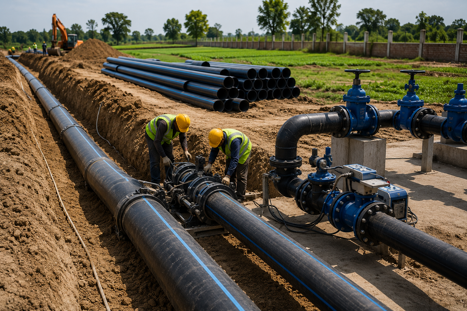 How HDPE Piping Project Works Improve Water Distribution Efficiency