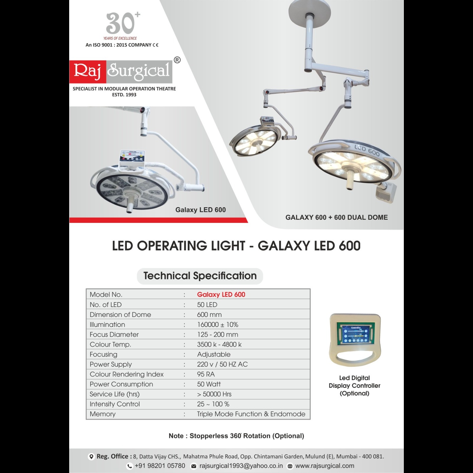 LED Operating Light in Mumbai