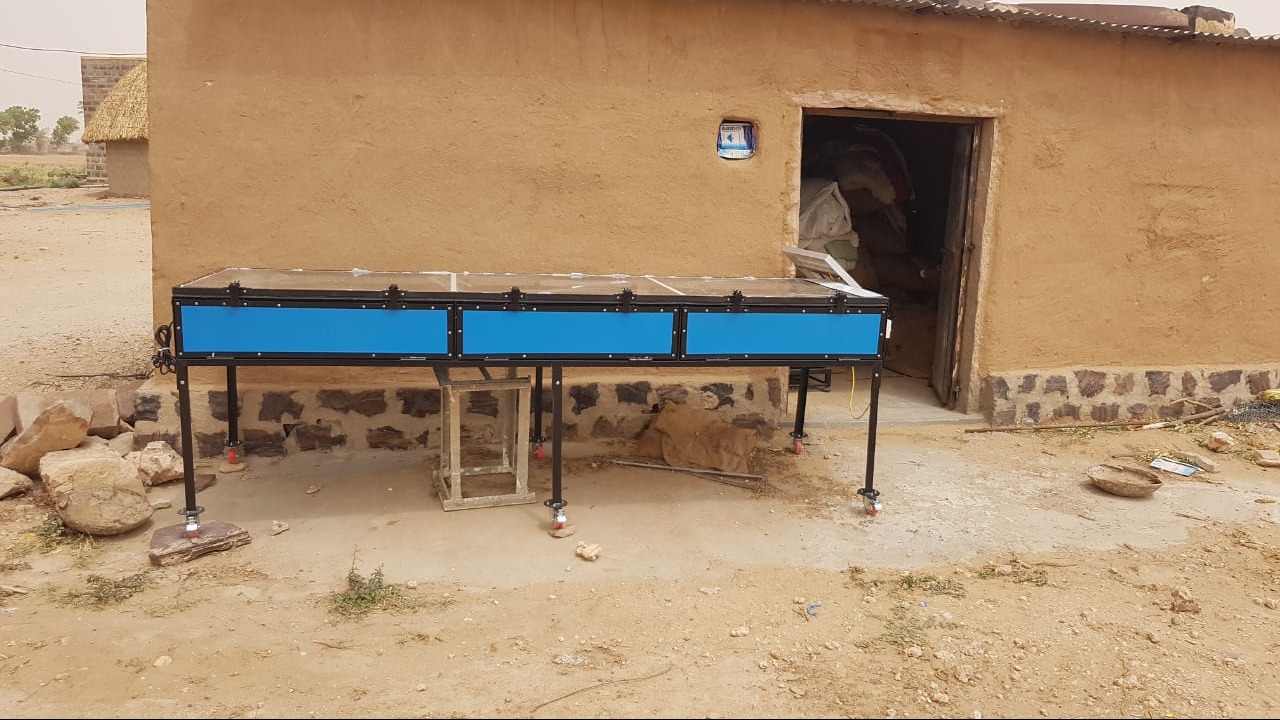 Commercial Solar Dryer in Madhepura, Bihar for Maize, Grains & Horticultural Processing