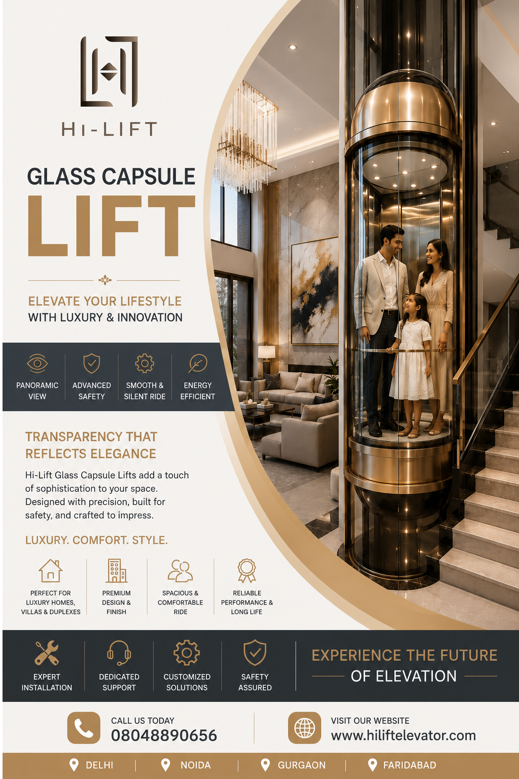 Glass Capsule Lift Dealers in Noida: Design, Safety and Installation Essentials