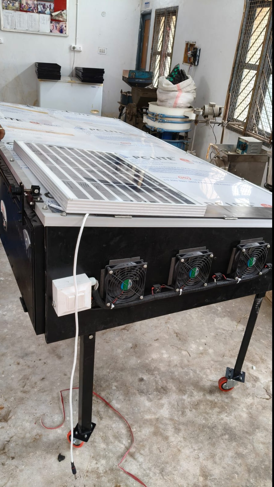 Commercial Solar Dryer in Munger, Bihar for Grains, Pulses & Fruit Processing