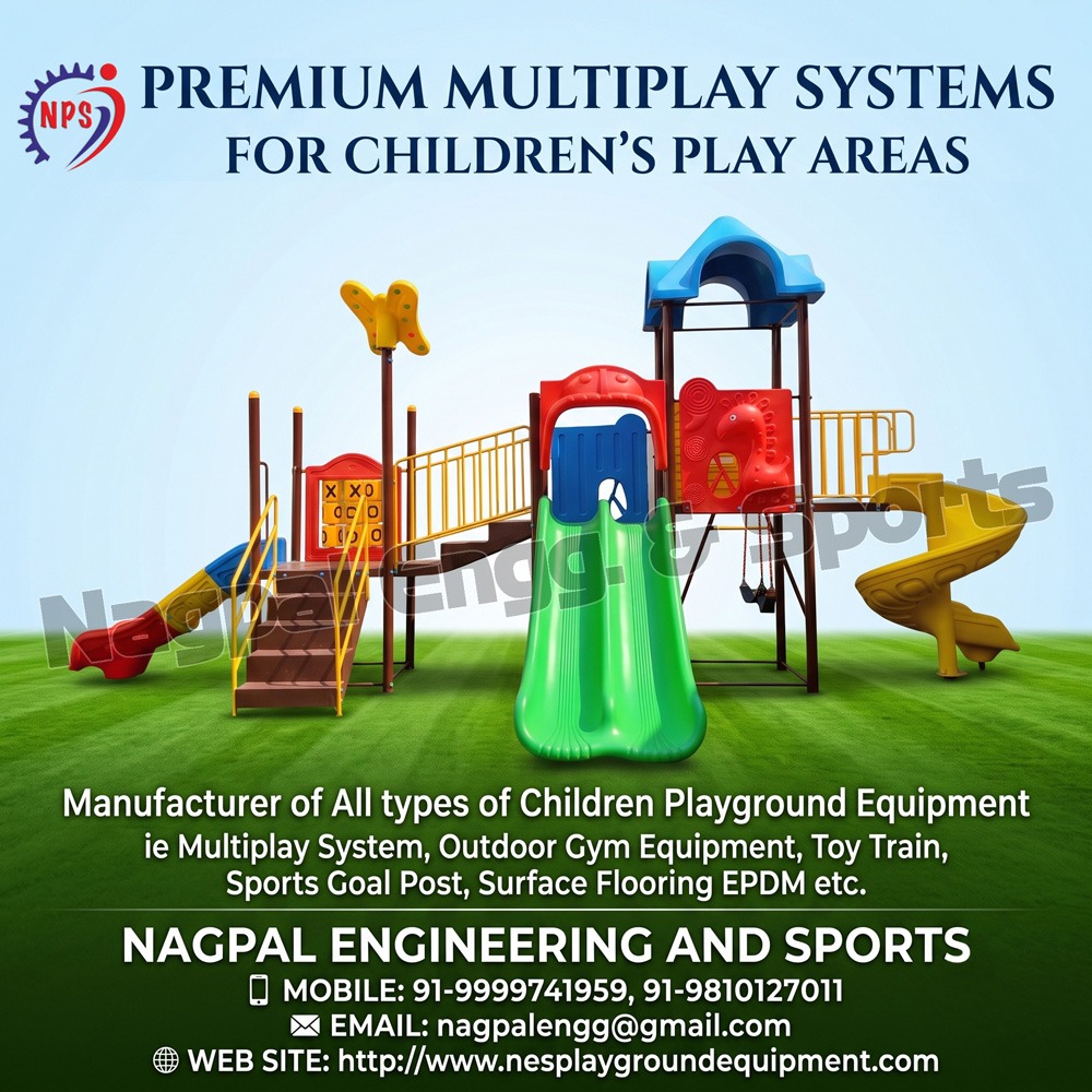 Delhi's Trusted Manufacturer of Playground Equipment, Outdoor Gym Equipment and Complete Sports