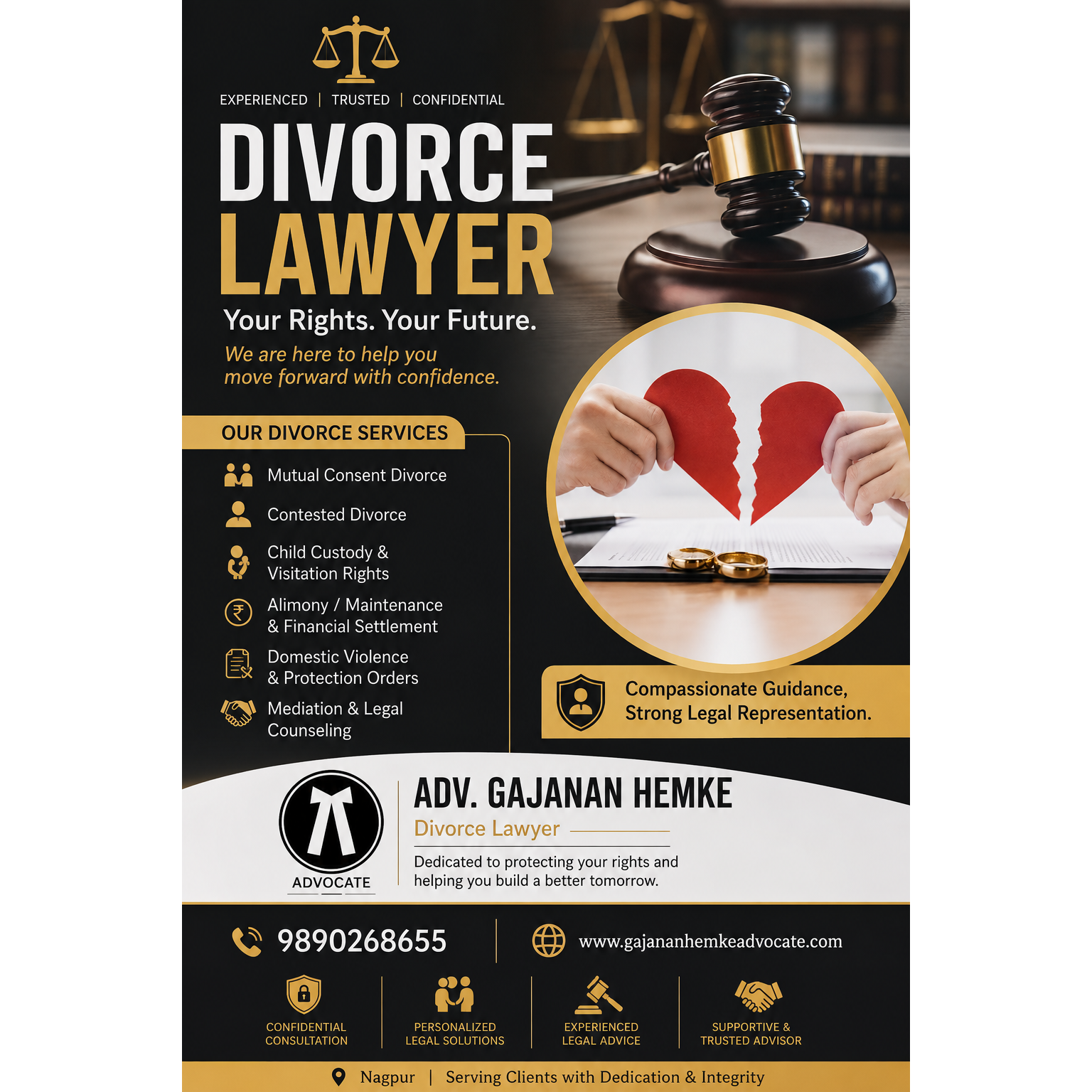 Divorce Lawyer – Adv. Gajanan Hemke | Nagpur