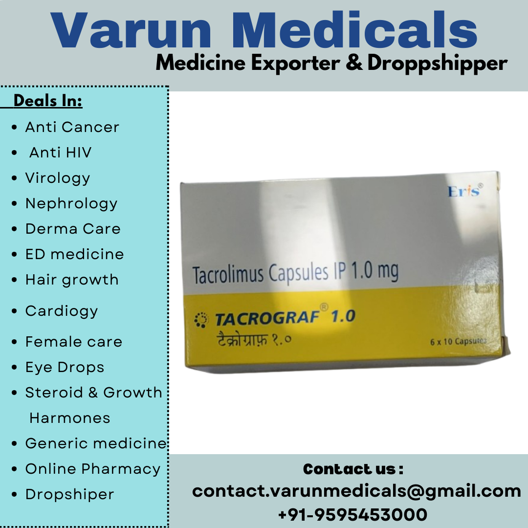 Tacrolimus Capsules Supplier, Dealer, Exporter