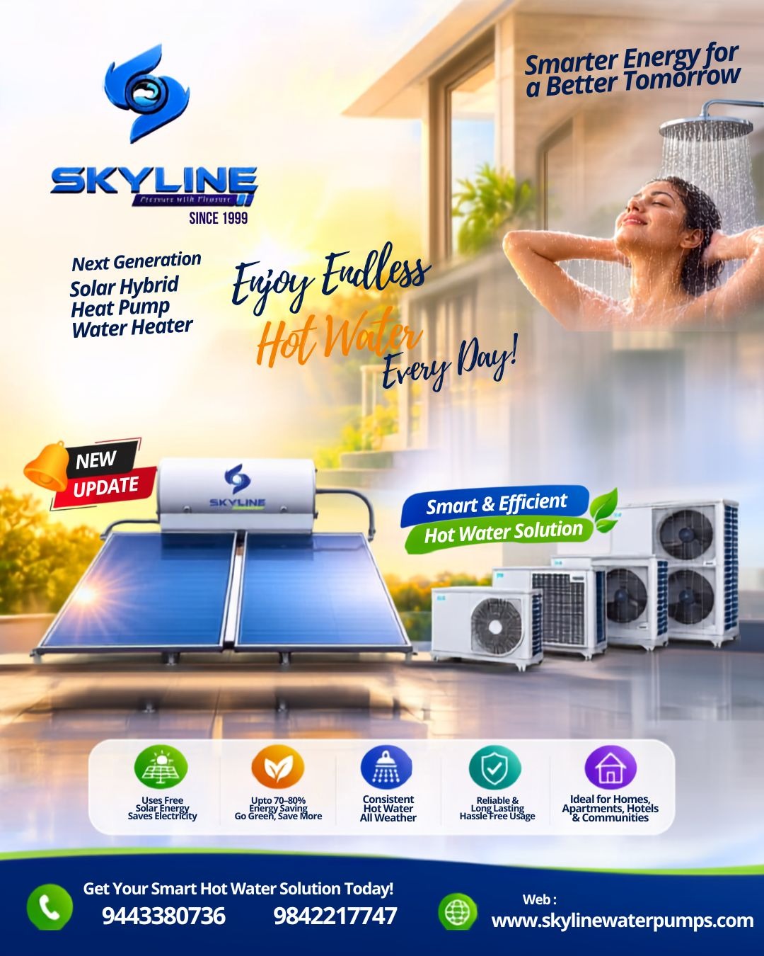 Enjoy Endless Hot Water, Every Day!