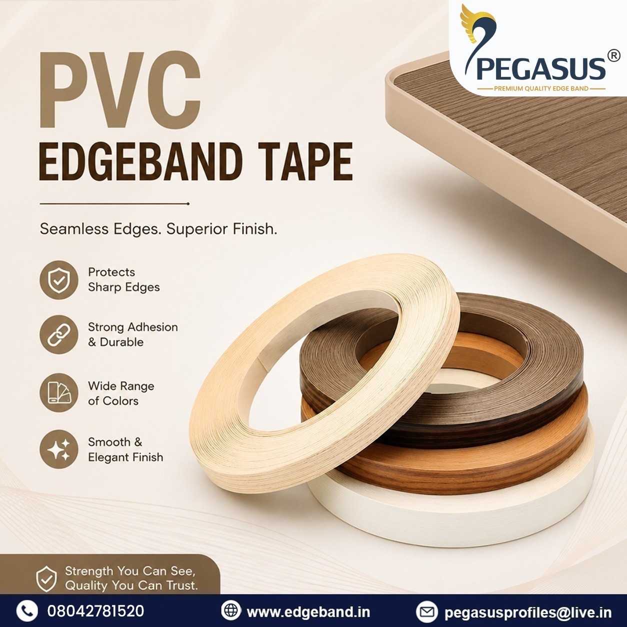 PVC Edge Band Tape Manufacturers in Qatar