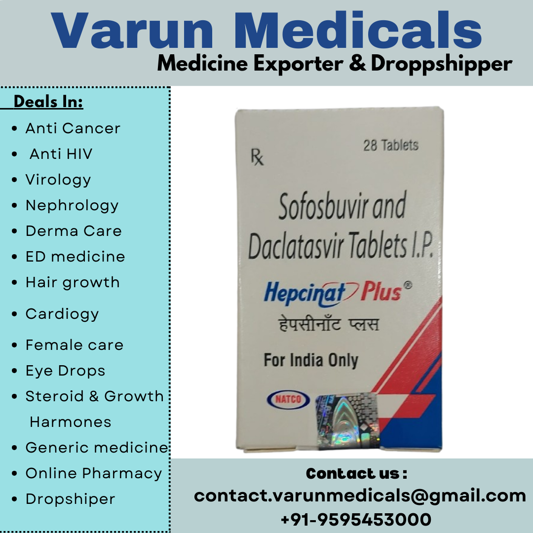 Sofosbuvir & Daclatasvir Tablets Supplier, Dealer, Exporter