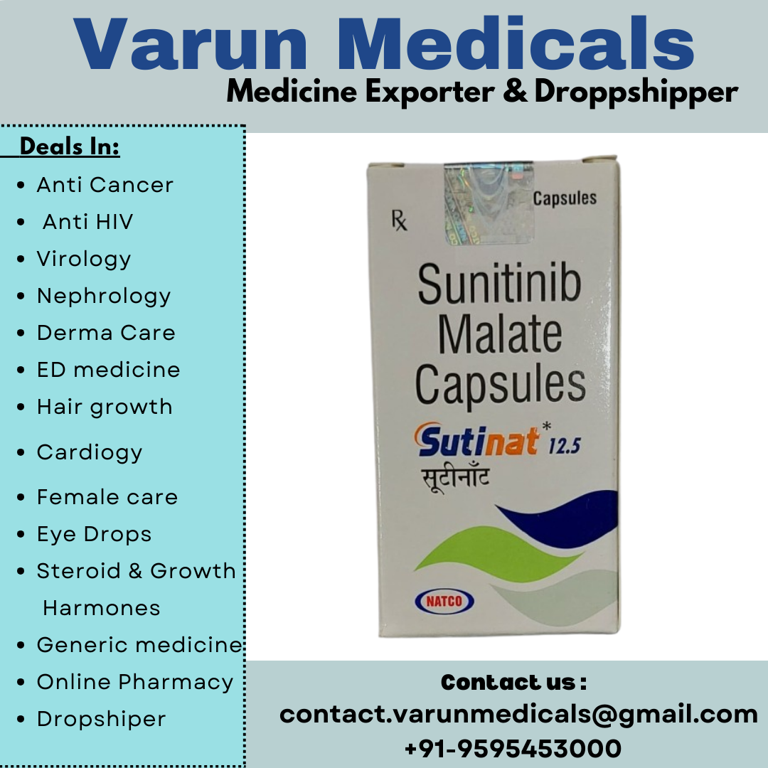Sunitinib Malate Capsules Supplier, Dealer, Exporter