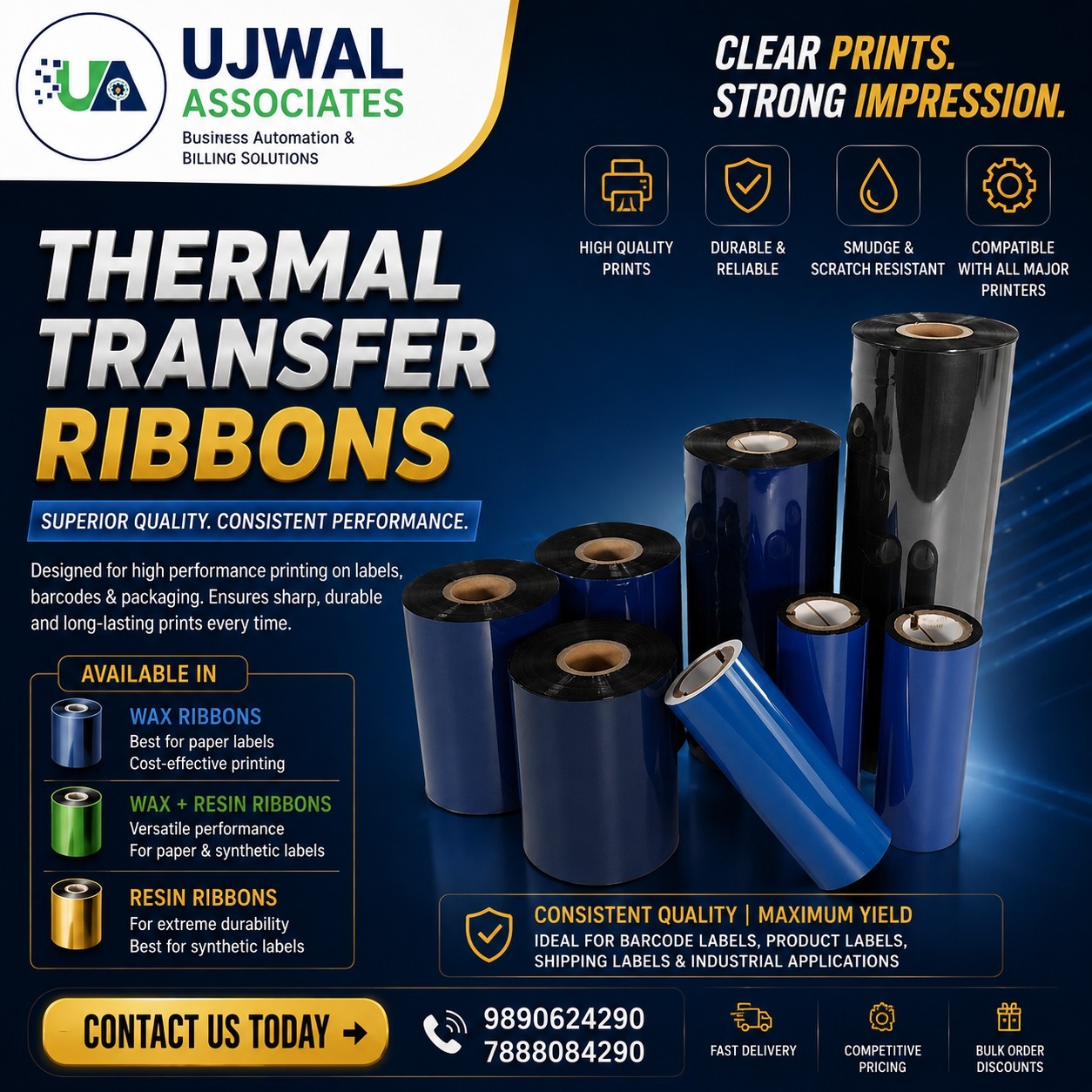 🖨️🎀 Thermal Transfer Ribbon Supplier in Nagpur 🎀🖨️