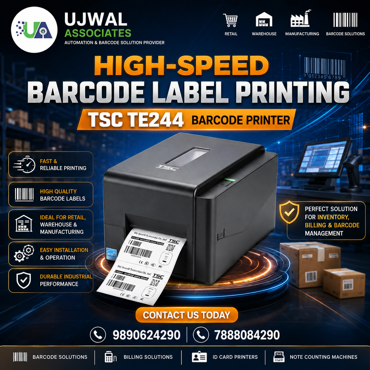 π Barcode Label Printer Distributor in Nagpur